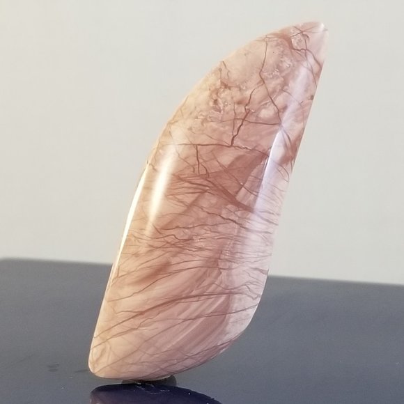 Pink Imperial Jasper Large Designer Cabochon 57.65 x 22.43 x 6.12mm - Picture 9 of 17